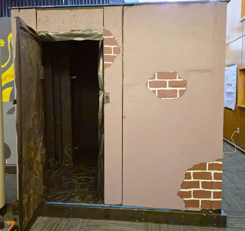 The door out of the escape room.